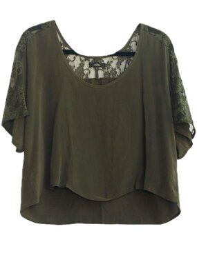 Millau Lace Back Crop Top